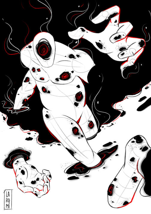 Fanart of Spot from Spiderverse