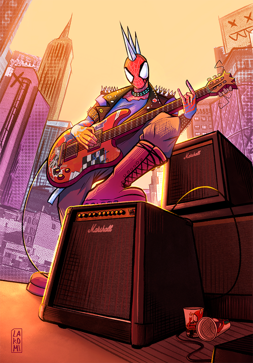 Fanart of Spiderpunk