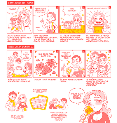 Mini manga of Sant Jordi